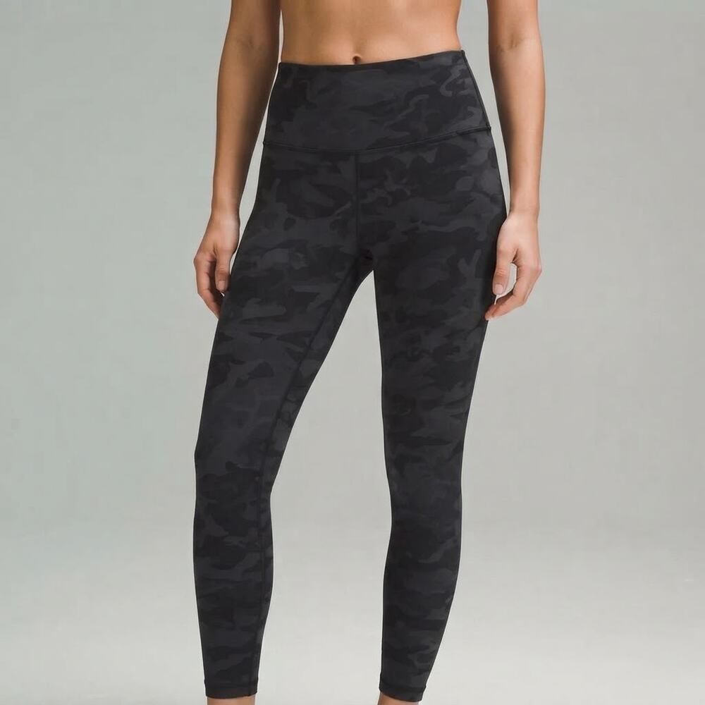 Lululemon Align Women's 2 Leggings Heritage Camo Deep Coal Nulu